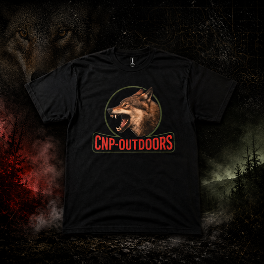 CNP-Outdoors Coyote Logo Tee – Black